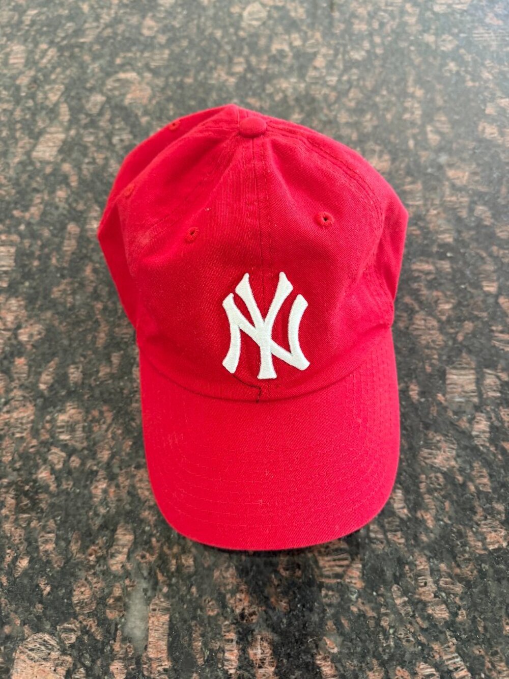 NY Red Adjustable Baseball Cap